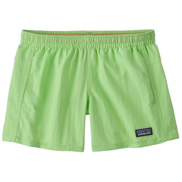 Patagonia Baggies 4” Kids Shorts Salamander Green Size Large (12) - Picture 1 of 6